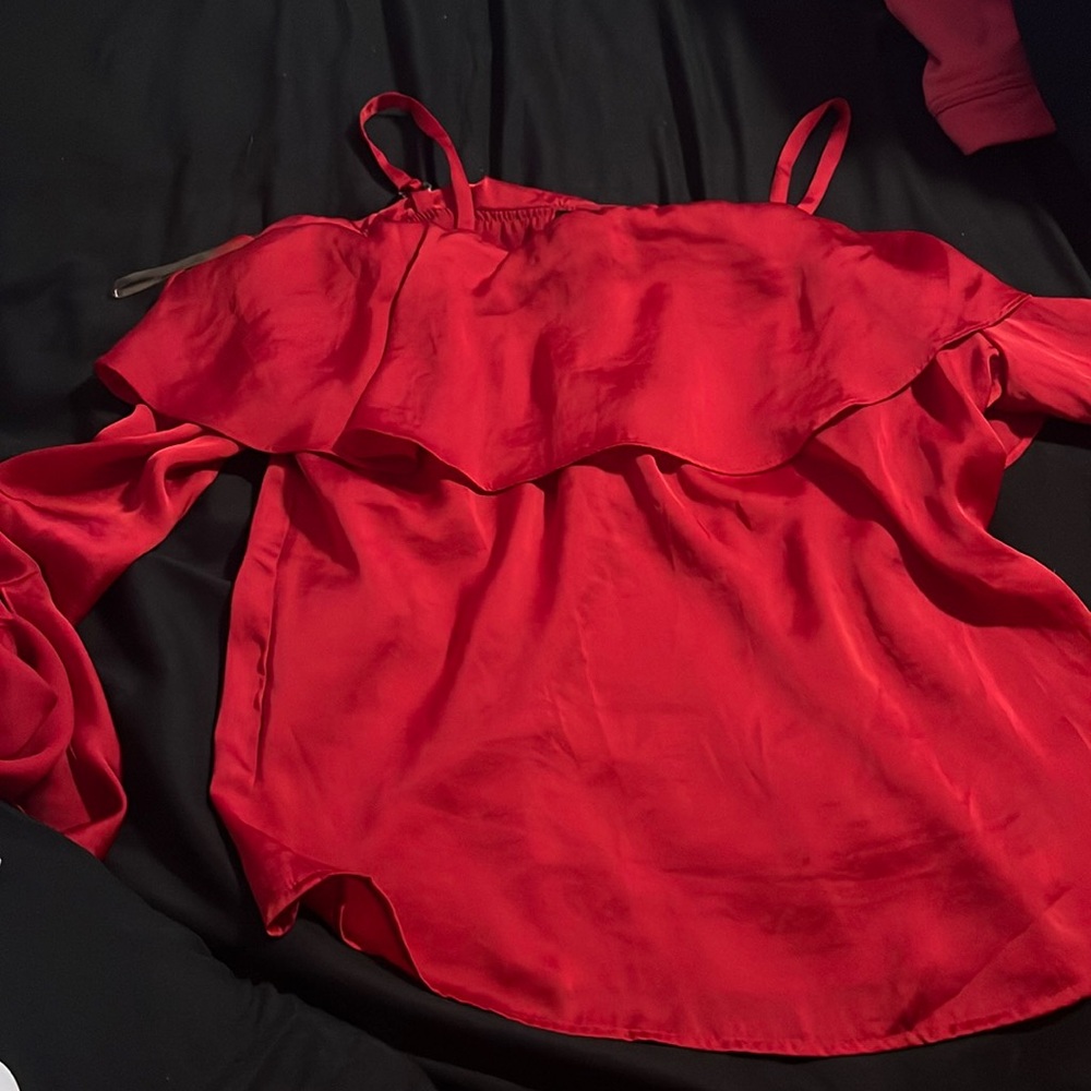 Red stylish shirt